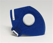 Blue Stereo Thick Dust Respirator With Exhalation Valve Internal External Double Protection