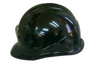Hat Shaped Construction Site Helmet Black Color Easily Adjustable To Fit Heads