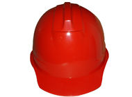 Head Protection Builders Safety Helmets Red Color Unique Appearance Design