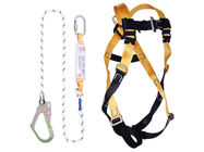 Fall Suspension Safety Harness Belt , Yellow Harness Belt Construction
