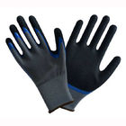 Hand Protection Nitrile Work Gloves , Washable Breathable Nitrile Gloves