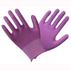 Soft Hardy Latex Coated Safety Work Gloves Excellent Abrasion And Grip
