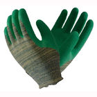 Elastic Latex Work Gloves , Latex Palm Coated Gloves Customized Color