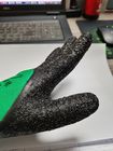 76 Grams Crinkle  Half Coated Latex Work Gloves EN388 4131 for Construction