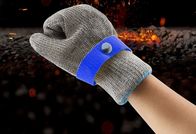 SS316 Wire HPPE ISEA Level A9 Cut Resistant  Anti Slash Gloves