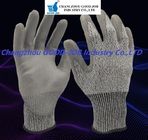 HPPE Liner 13G Gloves PU Palm coated EN388 4443C Cut Resistant Gloves