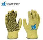 Aramid Fiber Insulated  Cut 5 Resistant Gloves With PVC Dots