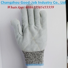 Cow Split Leather Cut Resistant HPPE Anti Cut 13G Thickened Finger Covered  Protective Work  Hand Gloves