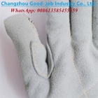 Cow Split Leather Cut Resistant HPPE Anti Cut 13G Thickened Finger Covered  Protective Work  Hand Gloves
