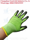 Bamboo Fiber Biodegradable 13 Gauge PU Coated Protective Work Gloves For Gardening Enviromentally Friendly