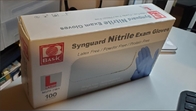 BASIC SYNGUARD Nitrile Examination Gloves Powder Free ASTM D6319 F1671 510K
