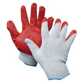 Puncture Resistant Latex Work Gloves 10 Gauge Seamless Knitted Polyester Liner