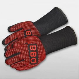 Hand Protection Silicone BBQ Gloves Knitted With Natural Cotton For Comfortable Wear