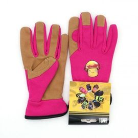 Washable Protective Work Gloves , Kids Leather Gloves Long Service Life
