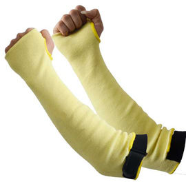 Yellow Color Anti Cut Gloves Level 5 No Irritation By Seams In Contact With Skin