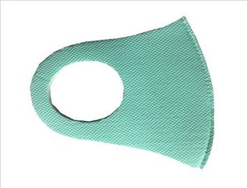 Green Medical Disposable Products Flexible Folding Mask 17cm * 13.5cm