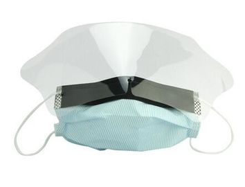 9.2*17.5cm Medical Disposable Products 3 Layer Surgical Mask With Eye Protection Lens