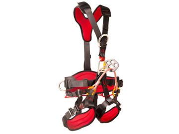 Area Limitation Full Body Harness Belt Construction Red And Black OEM ODM Available