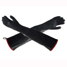 Soft Chemical Resistant PVC Work Gloves , All Weather Work Gloves Customized Color