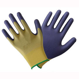 Breathable Latex Dipped Work Gloves Easy Slip On / Off Fit For Material Handling