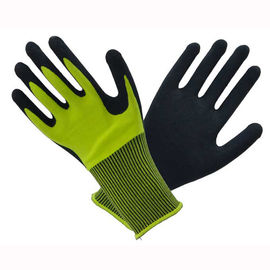 Building Use Latex Work Gloves , Latex Palm Gloves Puncture Resistant