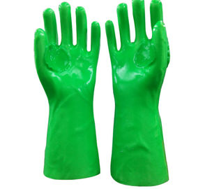 Green Color Protective Work Gloves Effective Cold Protection For Food Industry