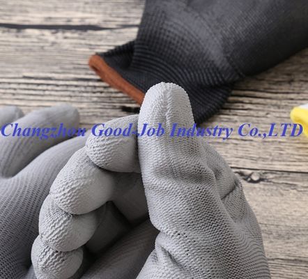 EN388 CE 3121 Auto Repair Pu Coated Nylon Knitted  Gloves