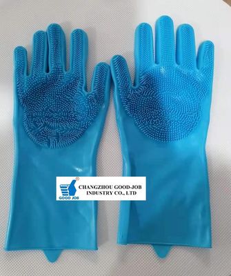 160g Silicone Dish Scrubber Hand Gloves For Dishwashing