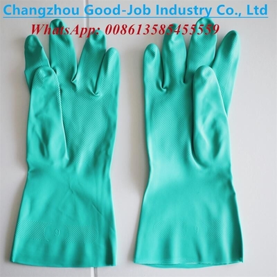 Nitrile Heavy Duty Chemical Protective Work Gloves Thickened