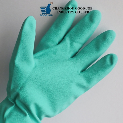 Non Disposable Nitrile Heavy Duty Chemical Resistant Gloves 11mil 15mil 18 Mil