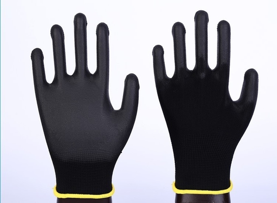 PU Coated ESD Anti Static Hand Protective Work Gloves For Construction Gardening